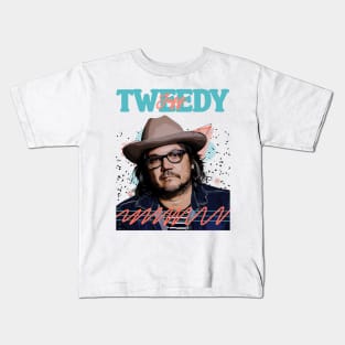 Jeff Tweedy // Wilco // Fan Art Retro Design // Vintage Kids T-Shirt